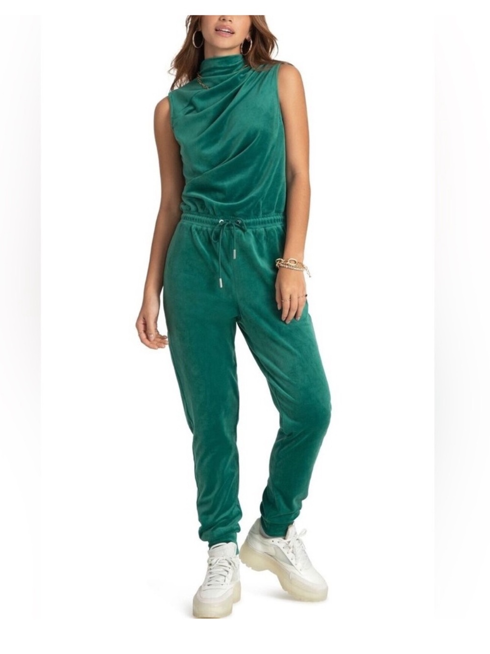 Juicy Couture Sleeveless Velour Jumpsuit Size Small